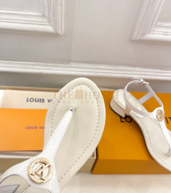 L0vis Vvtt0n LV Vibe Flat Sandals White Master Quality