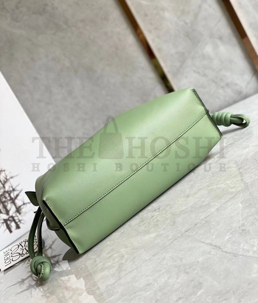 L0ew* Flamenco Clutch In Rosemary Nappa Leather Master Quality