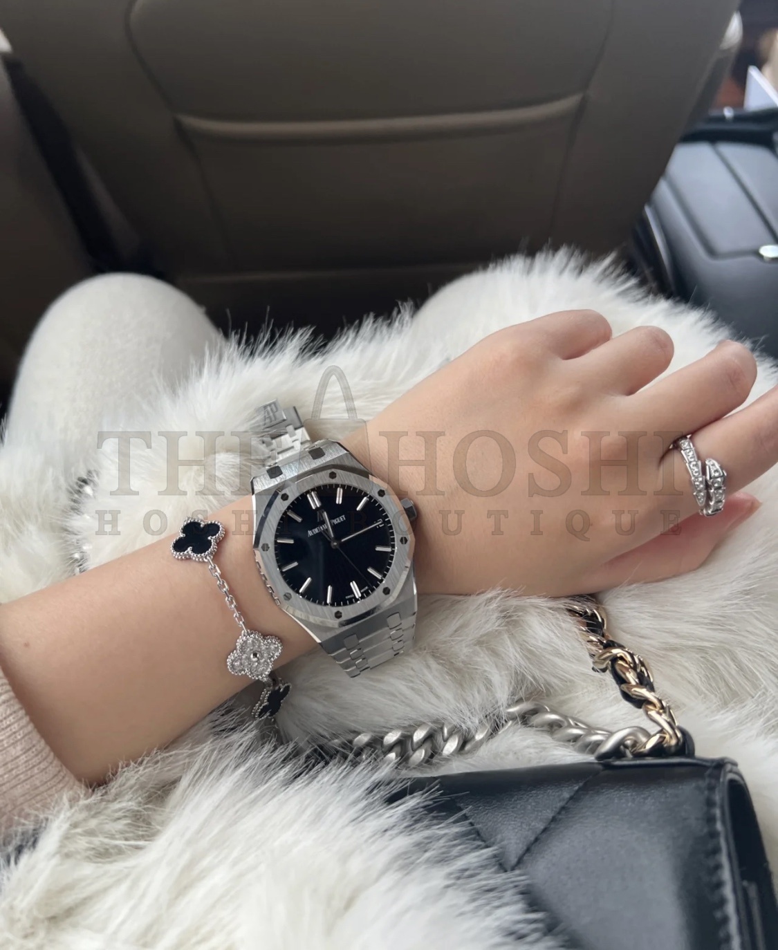 V*n Cl**f & Arpels Clover Bracelet, Vintage Alhambra bracelet, 5 motifs Master Quality