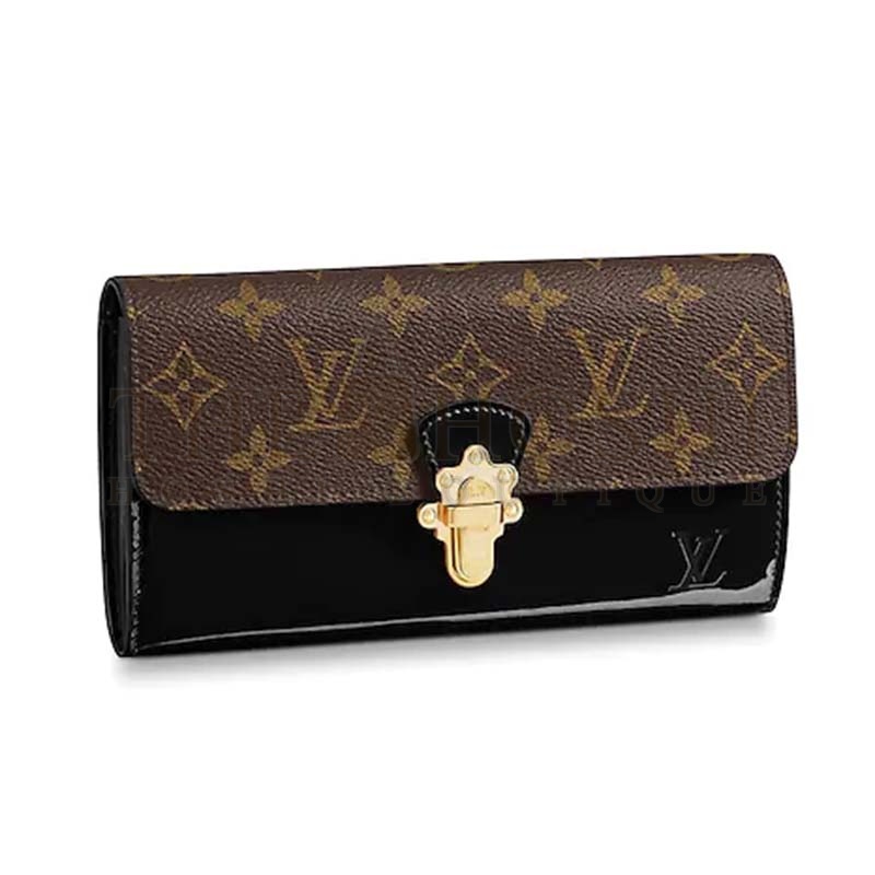 L0vis Vvtt0n LV Women Cherrywood Wallet Monogram Coated Canvas Master Quality