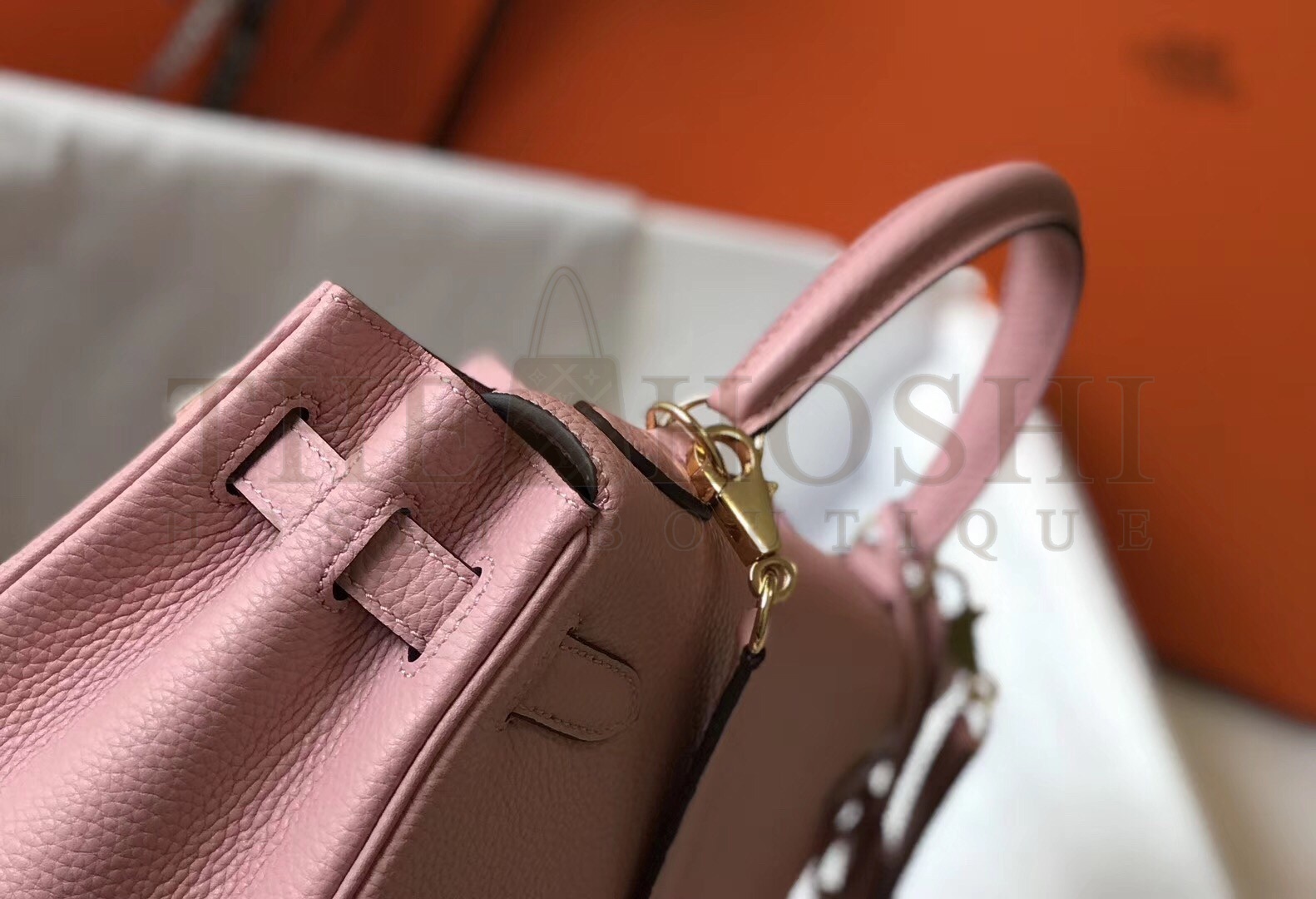 H**me5 Pink Clemence Kelly 28cm Bag Master Quality