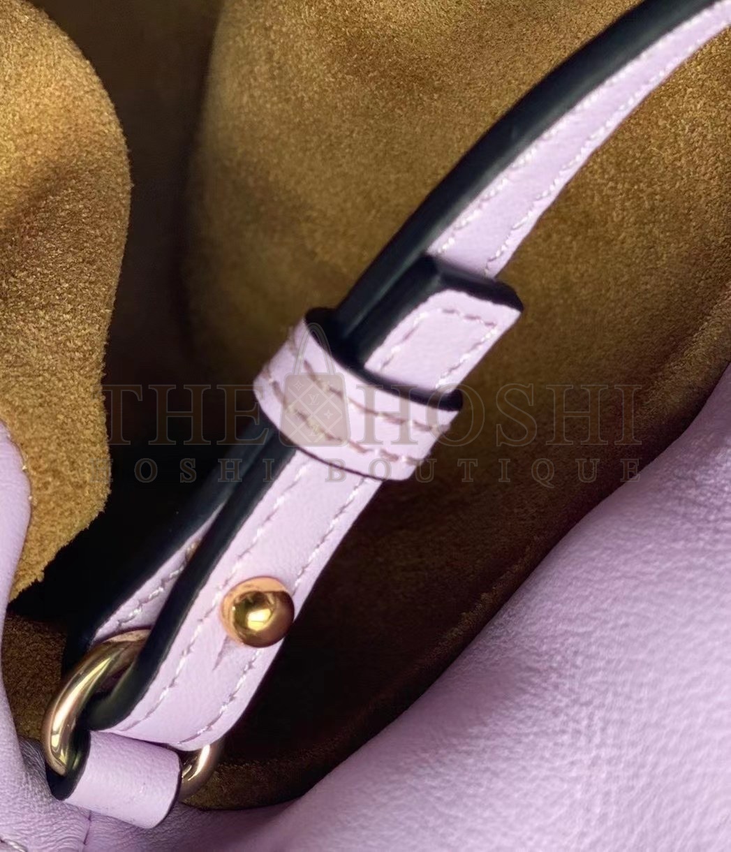 L0ew* Flamenco Clutch In Bloom Orchid Nappa Leather Master Quality