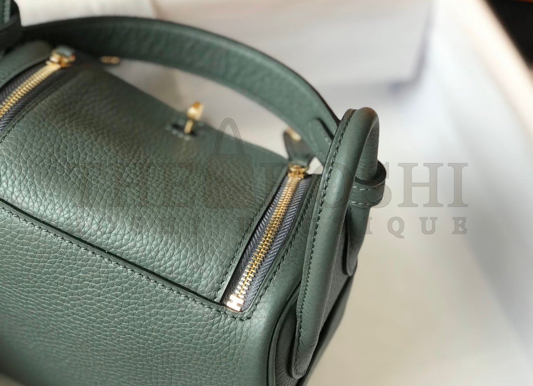 H**me5 Lindy Mini Bag In Vert Amande Clemence Leather GHW Master Quality