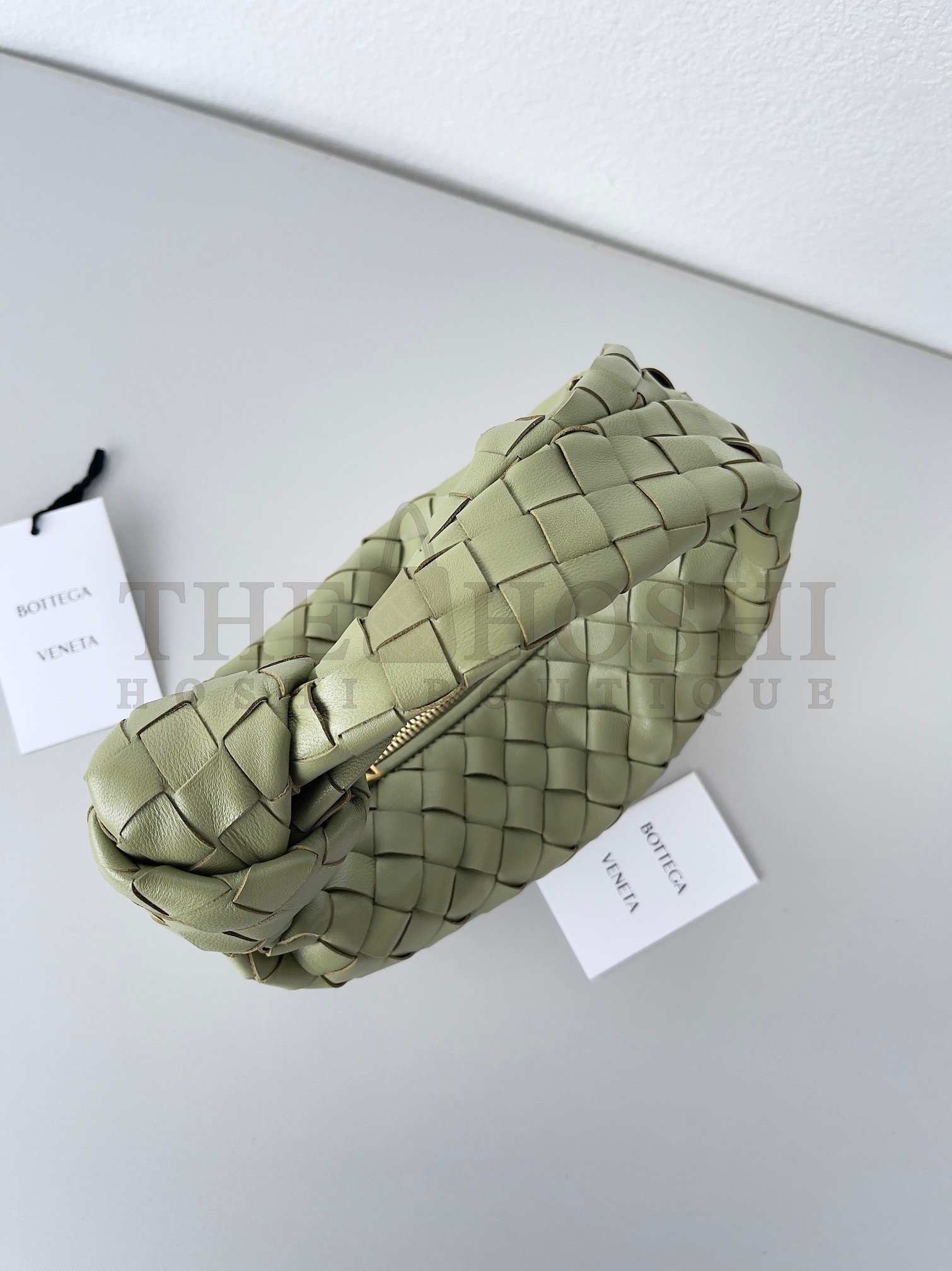 B0tt*ga Ven*ta BV Jodie Mini Bag In Travertine Intrecciato Lambskin Master Quality