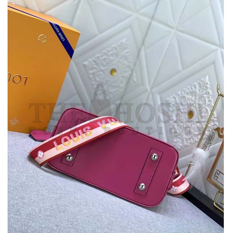L0vis Vvtt0n LV Women Alma BB Handbag Pink Epi Grained Cowhide Leather Master Quality