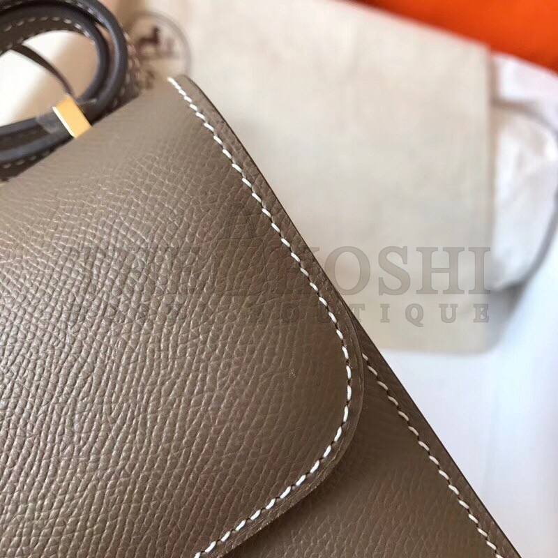 H**me5 Mini Constance 18cm Taupe Epsom Bag Master Quality