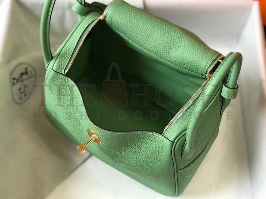 H**me5 Lindy 26cm Bag In Vert Criquet Clemence With GHW Master Quality