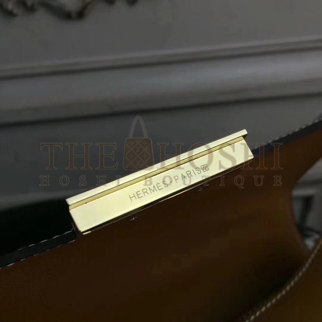 H**me5 Brown Constance MM 24cm Epsom Leather Bag Master Quality