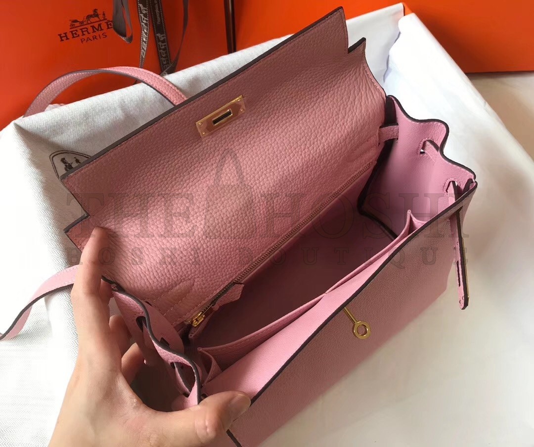 H**me5 Pink Clemence Kelly 32cm Retourne Bag Master Quality