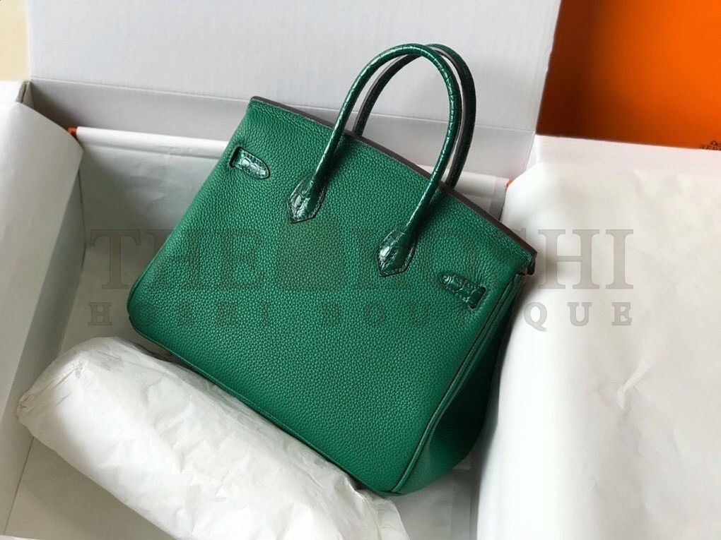 H**me5 Touch Birkin 25cm Limited Edition Green Bag Master Quality
