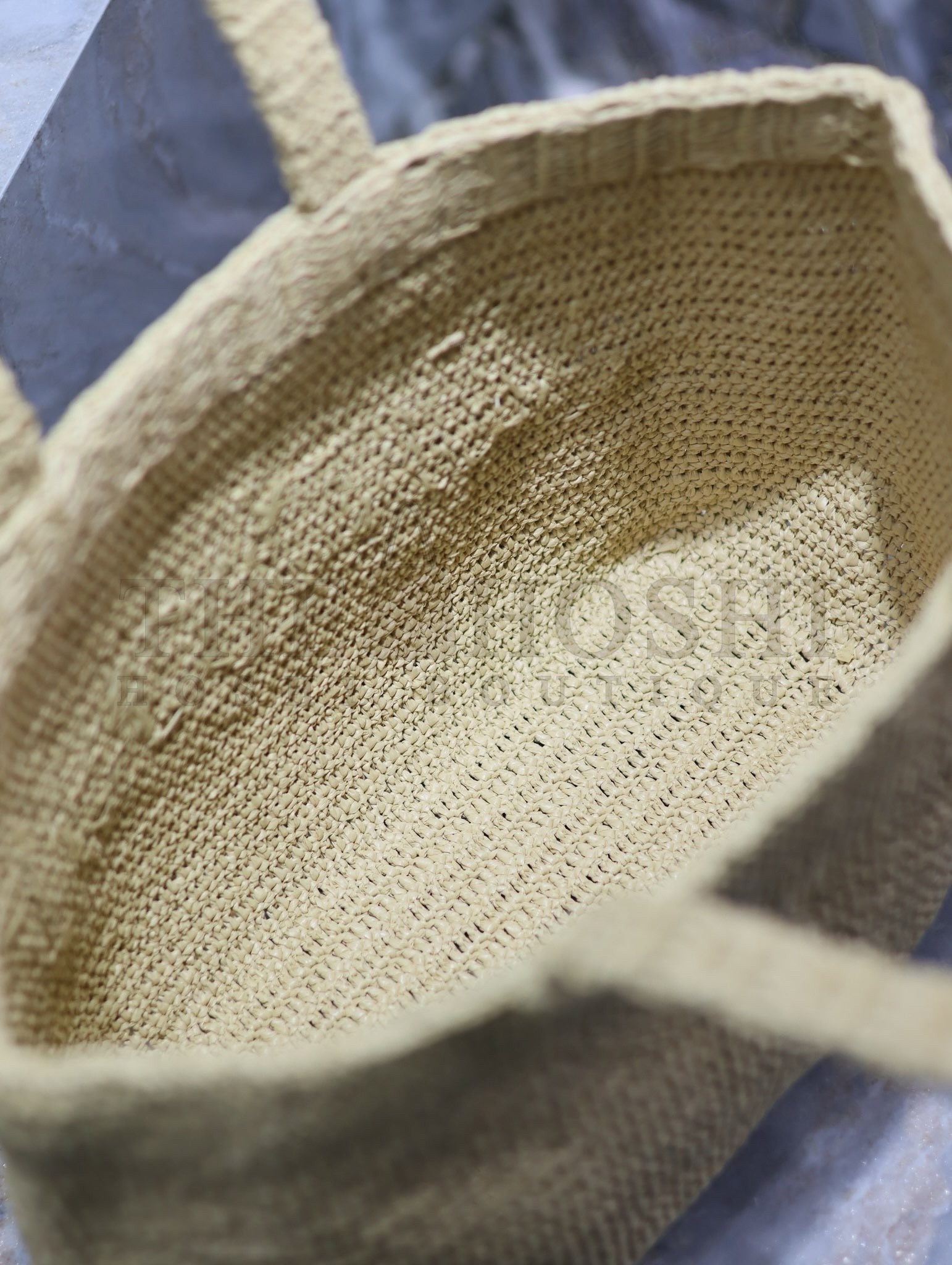 Sa1nt Lau*nt Oversized Tote Bag in Naturel Raffia Master Quality