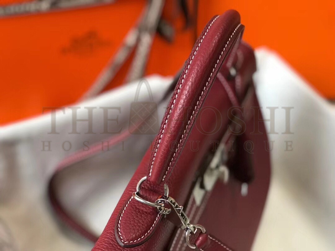 H**me5 Bordeaux Clemence Kelly 32cm Retourne Bag Master Quality
