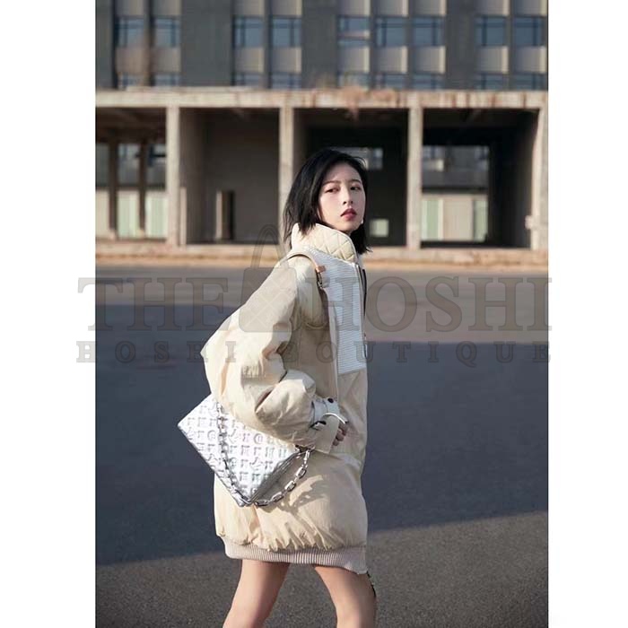 L0vis Vvtt0n LV Women Coussin PM Handbag Silver Lambskin Cowhide Lining Master Quality