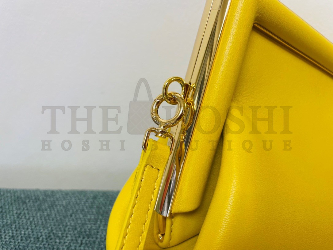 F**di First Small Bag In Yellow Nappa Leather Master Quality
