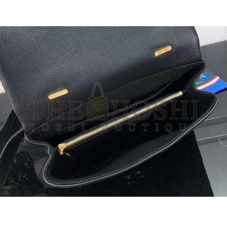 L0vis Vvtt0n LV Women Madeleine MM Handbag Black Embossed Grained Cowhide Leather Master Quality