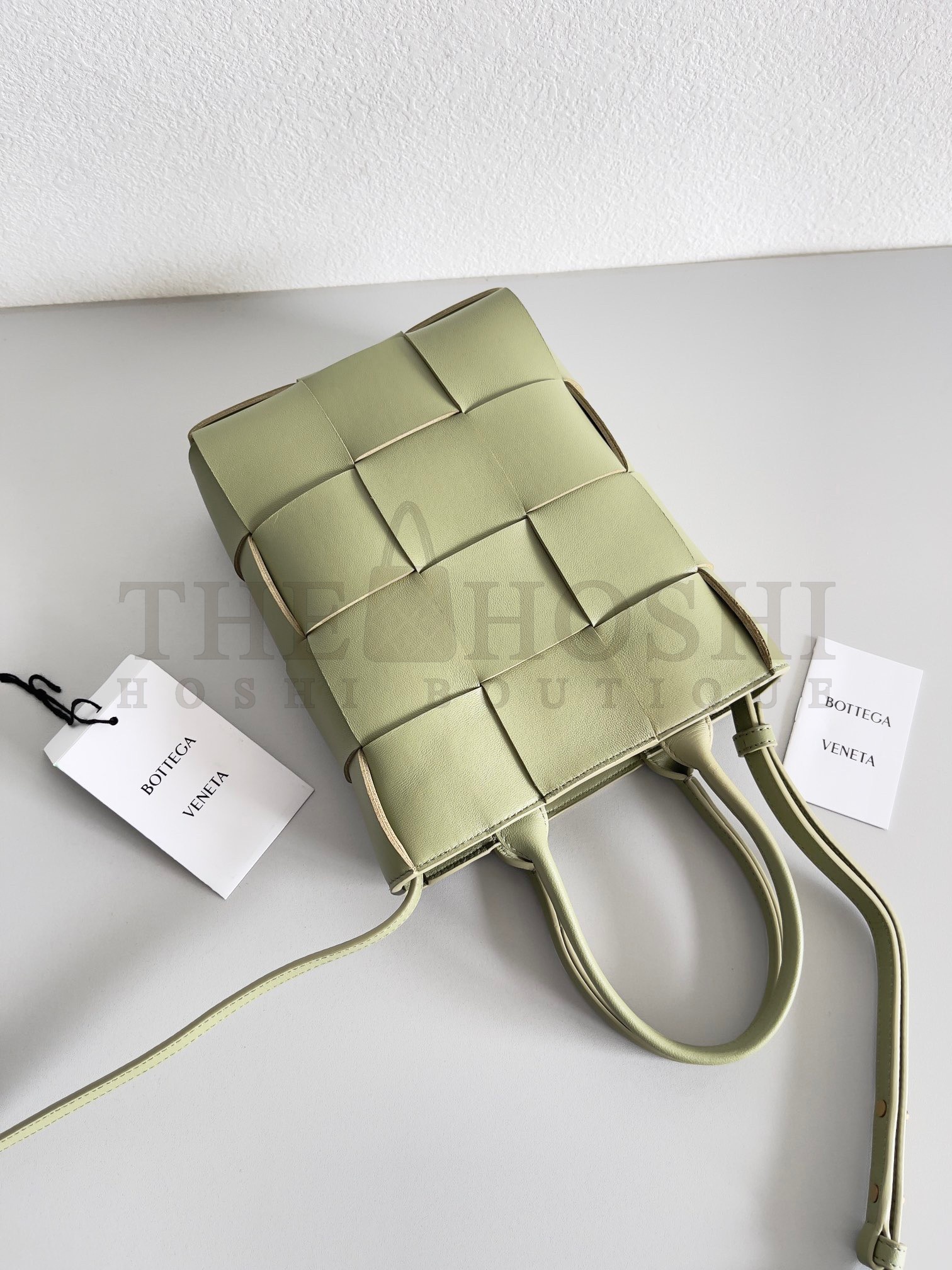 B0tt*ga Ven*ta Cassette Mini Tote Bag In Travertine Lambskin Master Quality