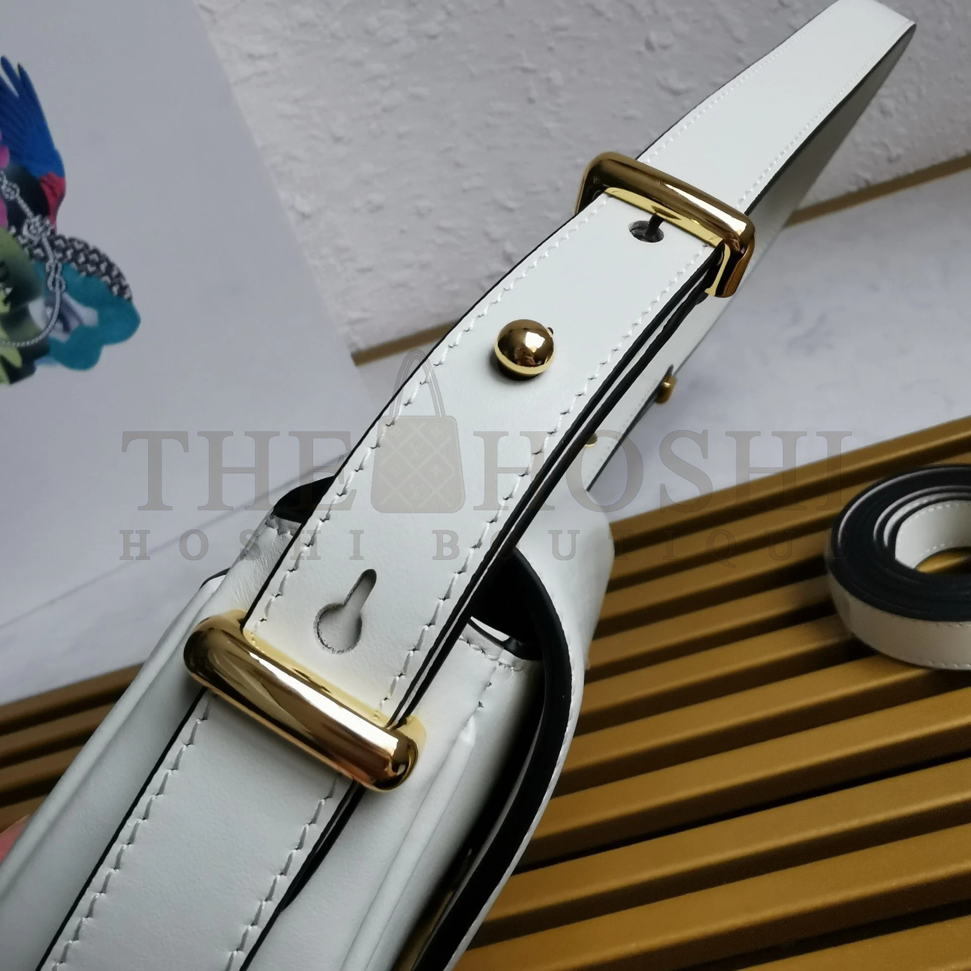 Pra*a Arque Shoulder Bag with Flap in White Leather Master Quality