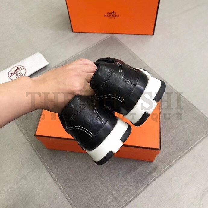 H**me5 Trail Sneakers In Noir Calfskin Leather Master Quality