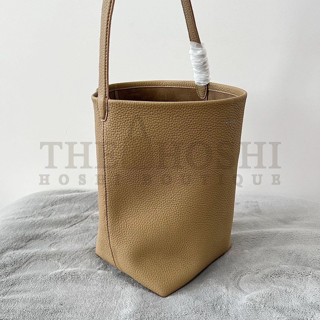 The R0w Medium N/S Park Tote in Taupe Grained Leather Master Quality