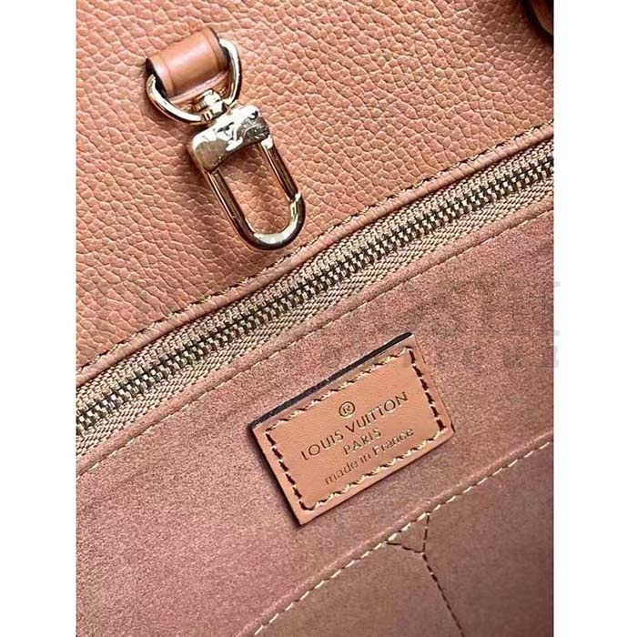 L0vis Vvtt0n LV Women OnTheGO GM Tote Bag Brown Monogram Embossed Leather Master Quality