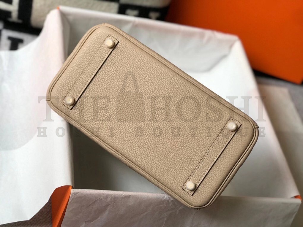 H**me5 Birkin 35 Bag in Trench Clemence Leather with GHW Master Quality