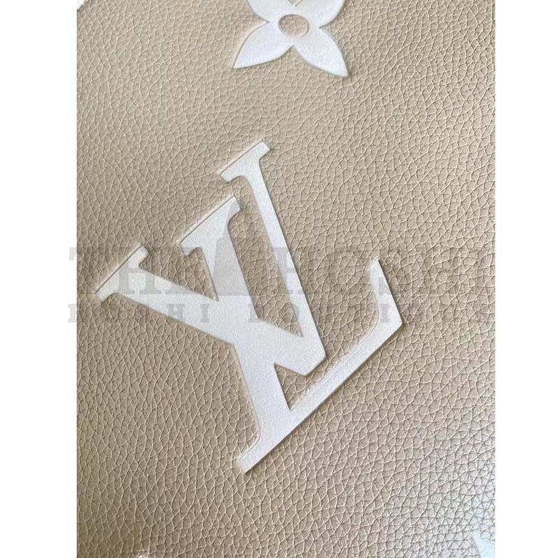 L0vis Vvtt0n LV Women Grand Palais Tote Bag Dove Monogram Embossed Grained Cowhide Master Quality