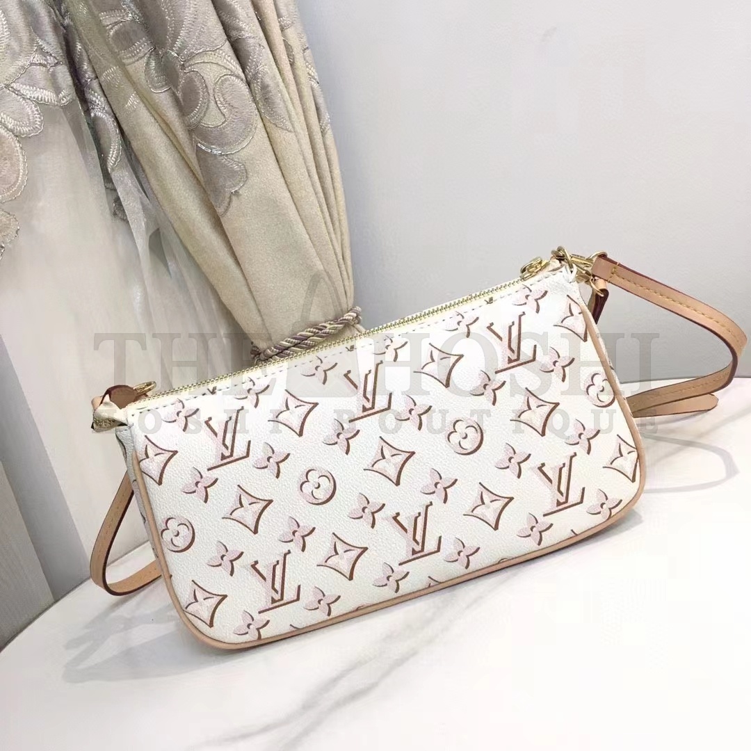 L0vis Vvtt0n LV Women Maxi Multi Pochette Accessoires Handbag Beige Monogram Coated Canvas Master Quality