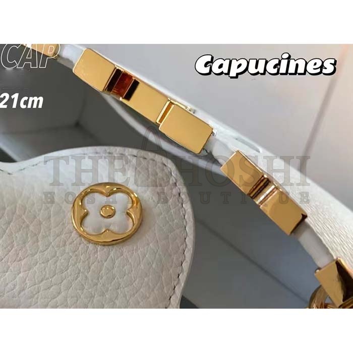 L0vis Vvtt0n LV Women Capucines Mini Handbag Galet Taurillon Leather Master Quality