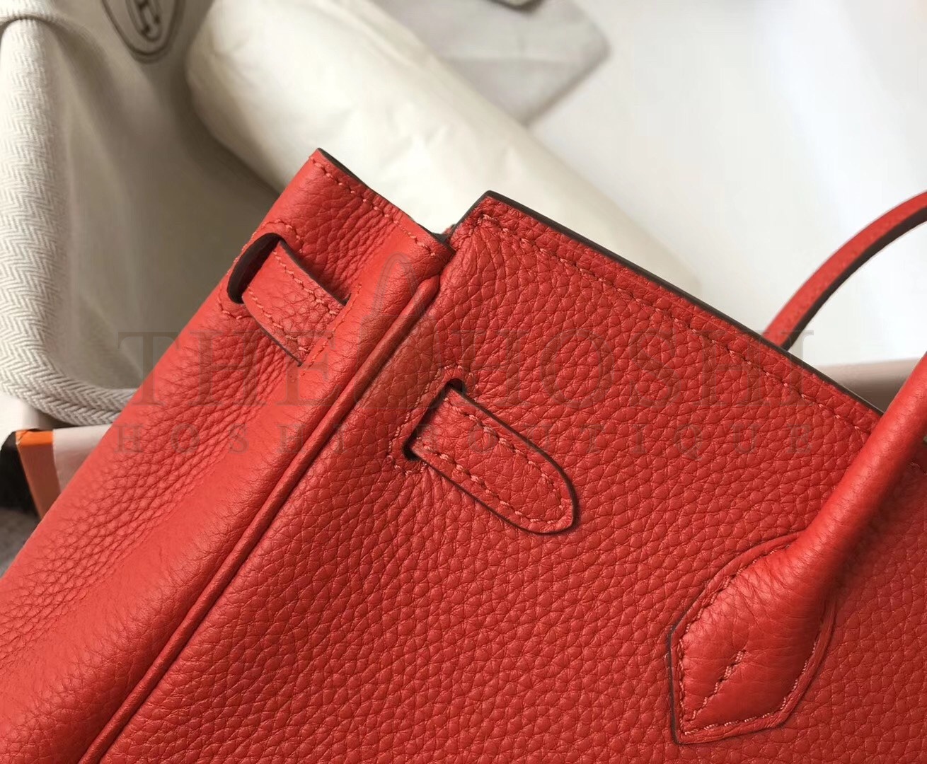 H**me5 Red Clemence Birkin 30cm Bag Master Quality