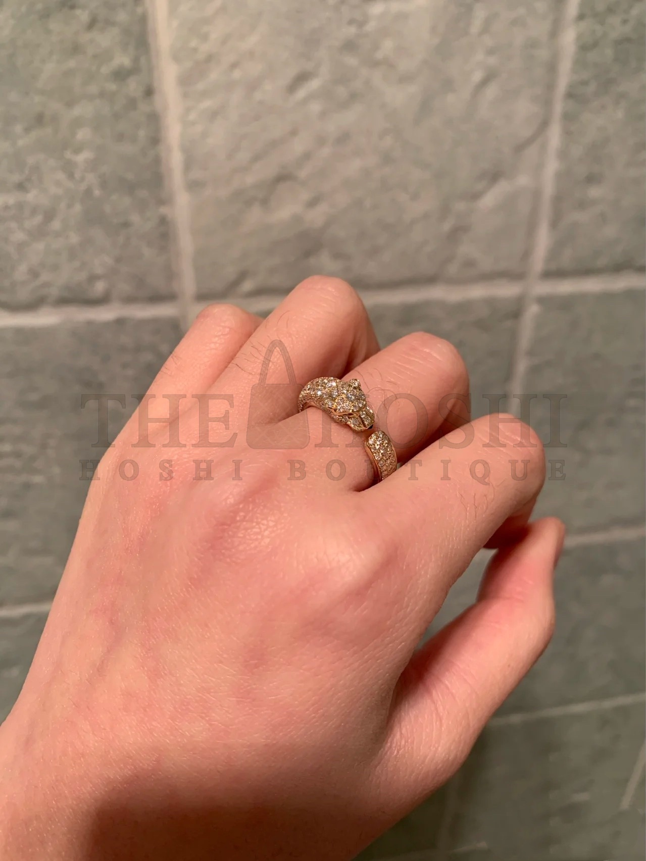 Ca*t1er PANTHÈRE DE RING Dupe, Gold Master Quality