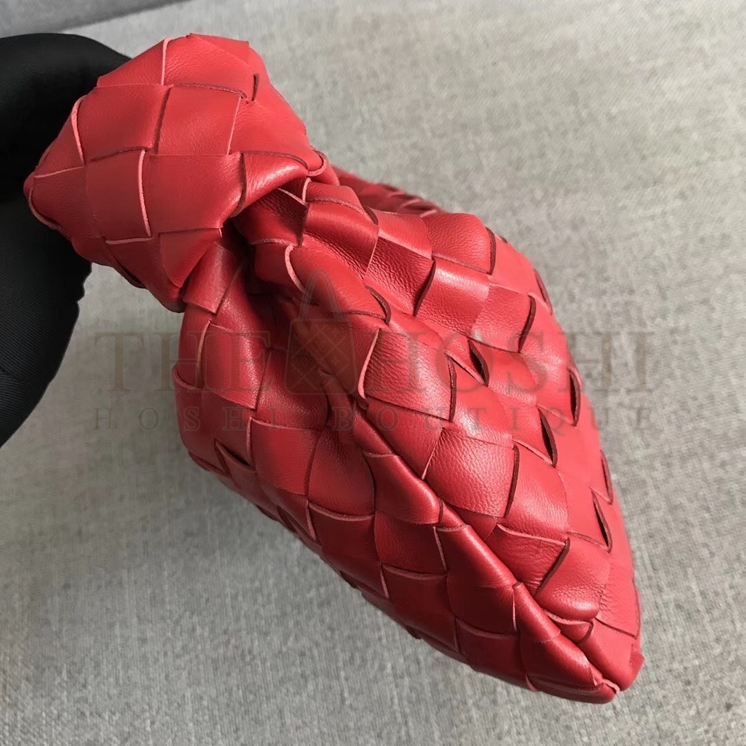 B0tt*ga Ven*ta Mini BV Jodie Bag In Red Woven Leather Master Quality