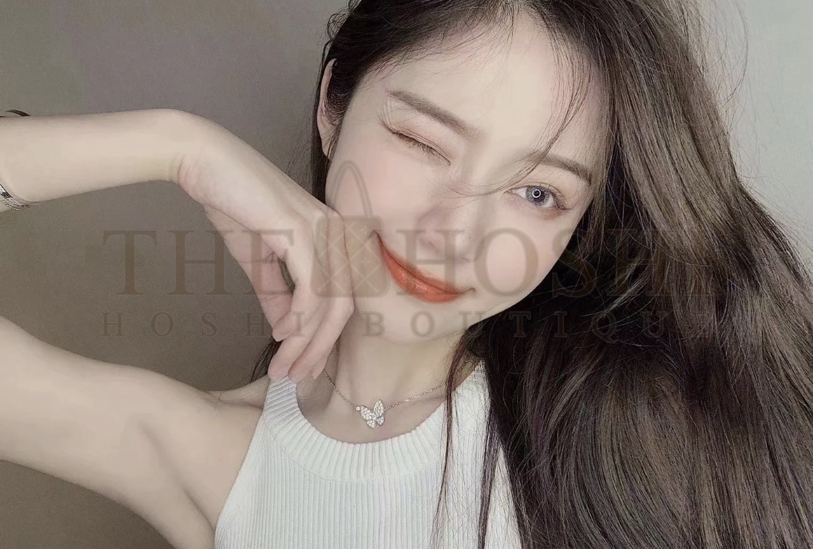 V*n Cl**f & Arpels Two Butterfly Pendant  necklaces Master Quality