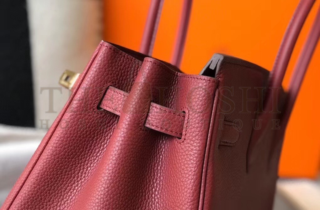 H**me5 Bordeaux Clemence Birkin 35cm Bag Master Quality
