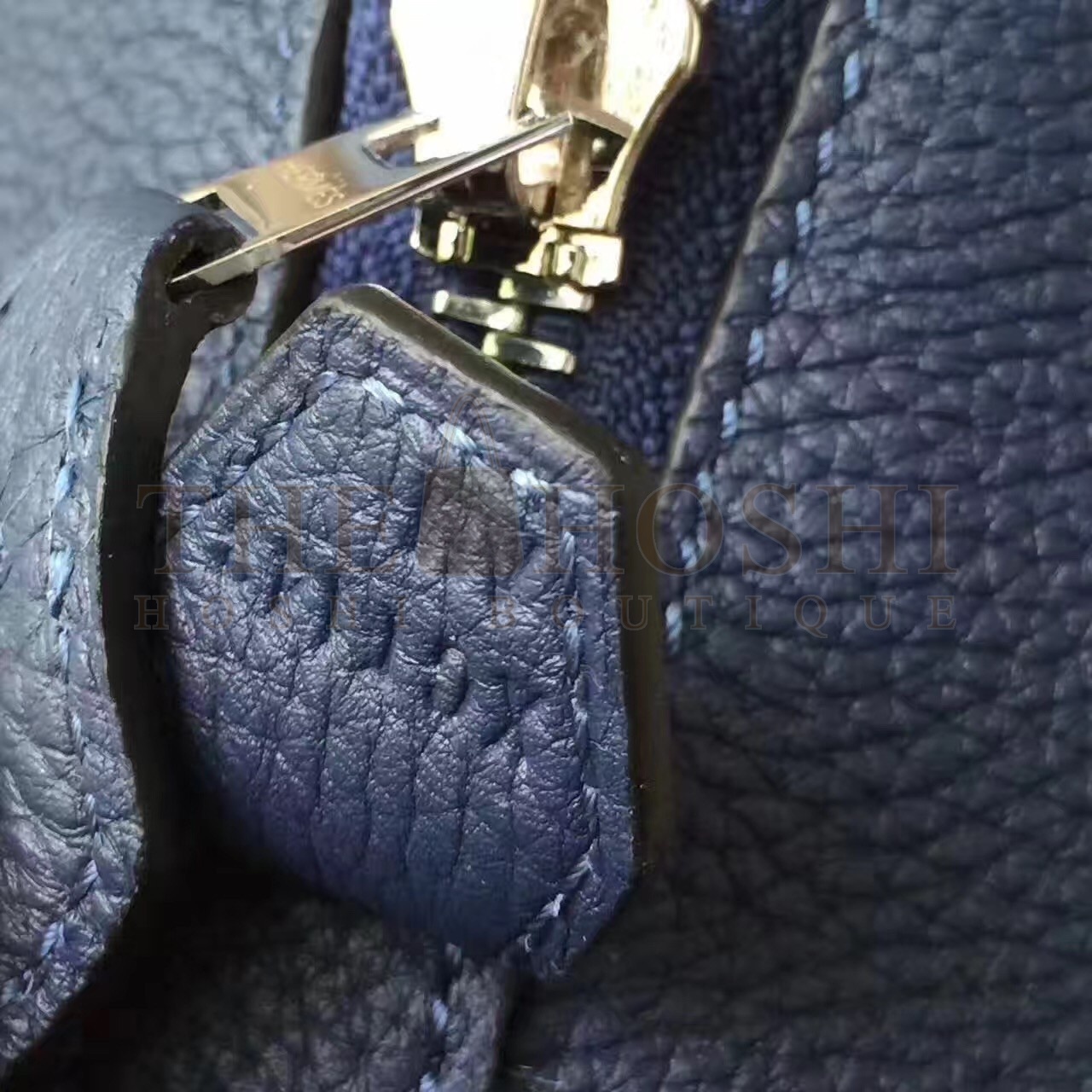 H**me5 Shark Bolide 45cm Bag In Blue Calfskin Master Quality