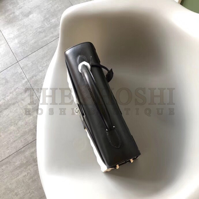 H**me5 Black Picnic Kelly 35cm Wicker Bag Master Quality