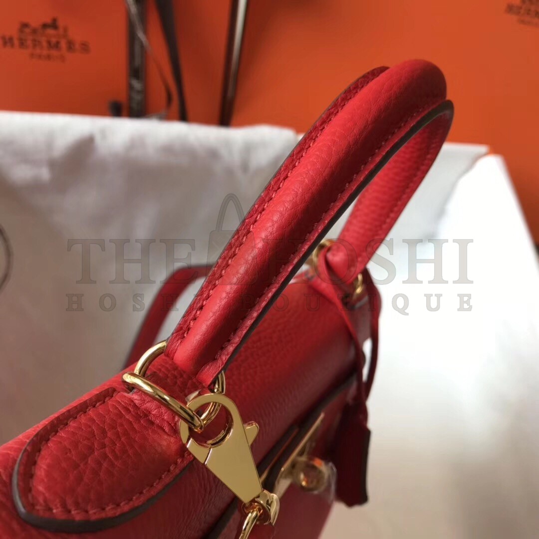 H**me5 Red Clemence Kelly 28cm Bag Master Quality