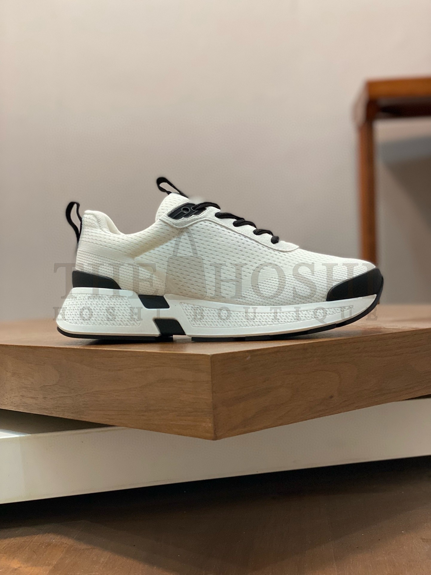 H**me5 Heros Sneakers in White Technical Knit Master Quality