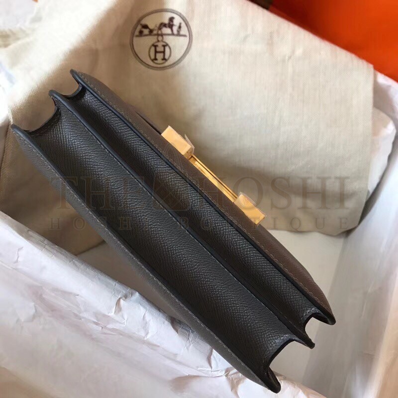 H**me5 Epsom Constance 24cm Ardoise Handmade Bag Master Quality