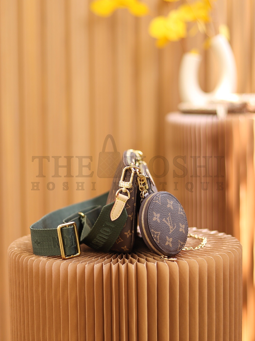 L0vis Vvtt0n LV Women Multi-Pochette Accessoires Bag in Monogram Canvas-Brown m44813 Master Quality