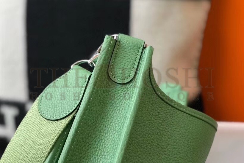 H**me5 Evelyne III 29 Bag In Vert Criquet Clemence Leather Master Quality