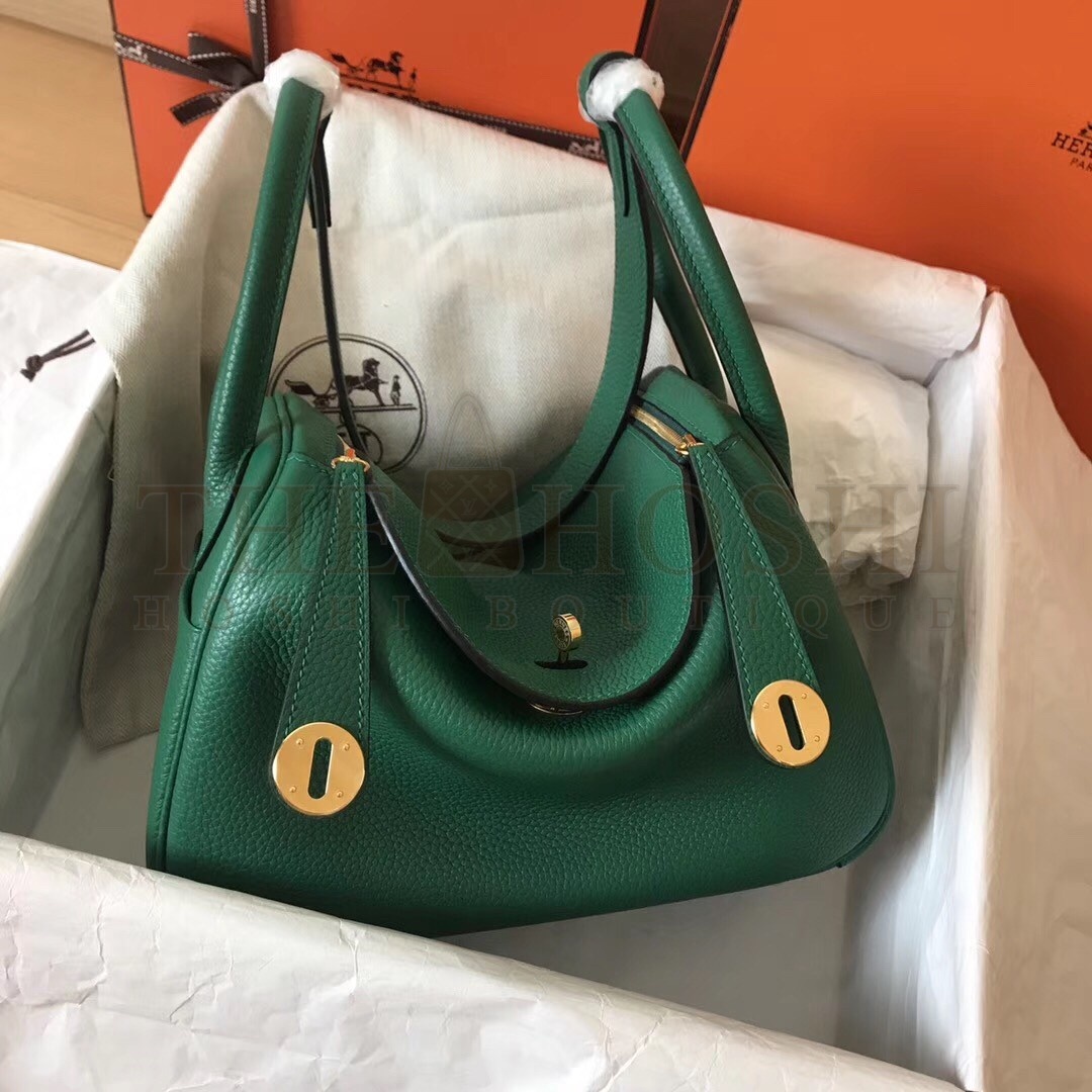 H**me5 Vert Vertigo Lindy 30cm Clemence Handmade Bag Master Quality