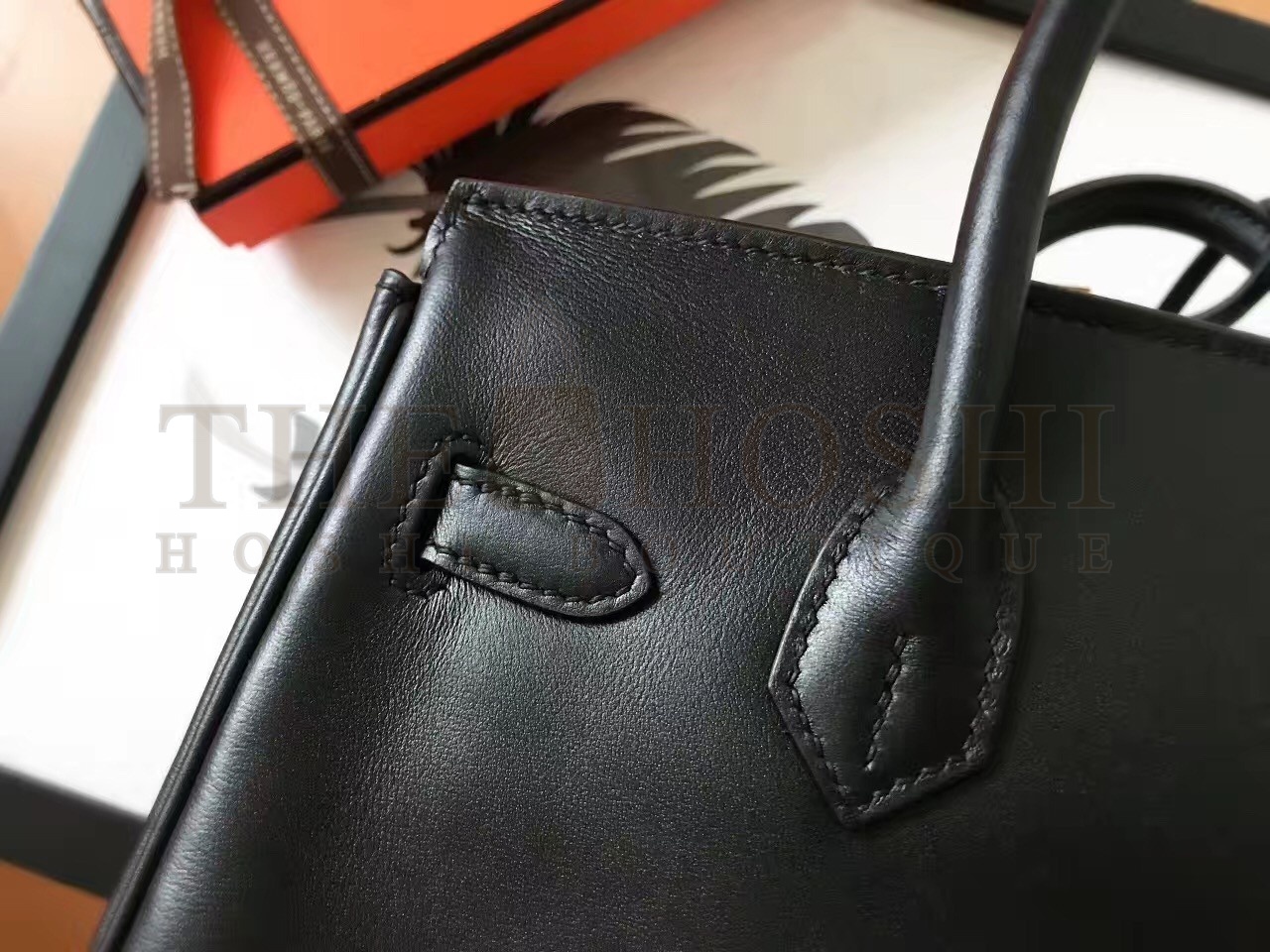 H**me5 Black Birkin 25cm Swift Handmade Bag Master Quality