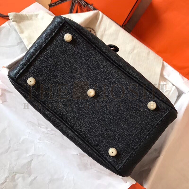 H**me5 Black Lindy 26cm Clemence Handmade Bag Master Quality