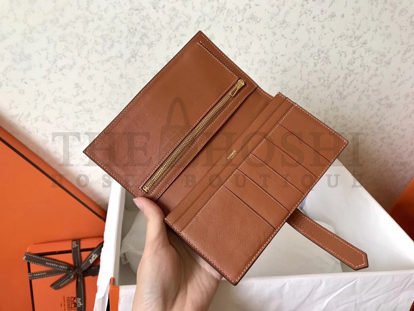 H**me5 Gold Swift Bearn Gusset Wallet Master Quality
