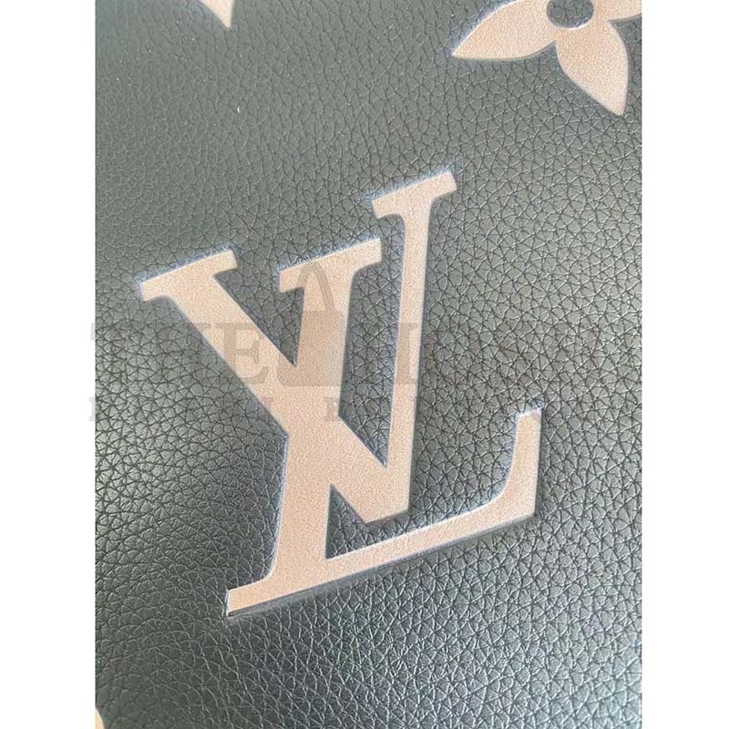 L0vis Vvtt0n LV Women Grand Palais Tote Bag Black Monogram Embossed Grained Cowhide Master Quality