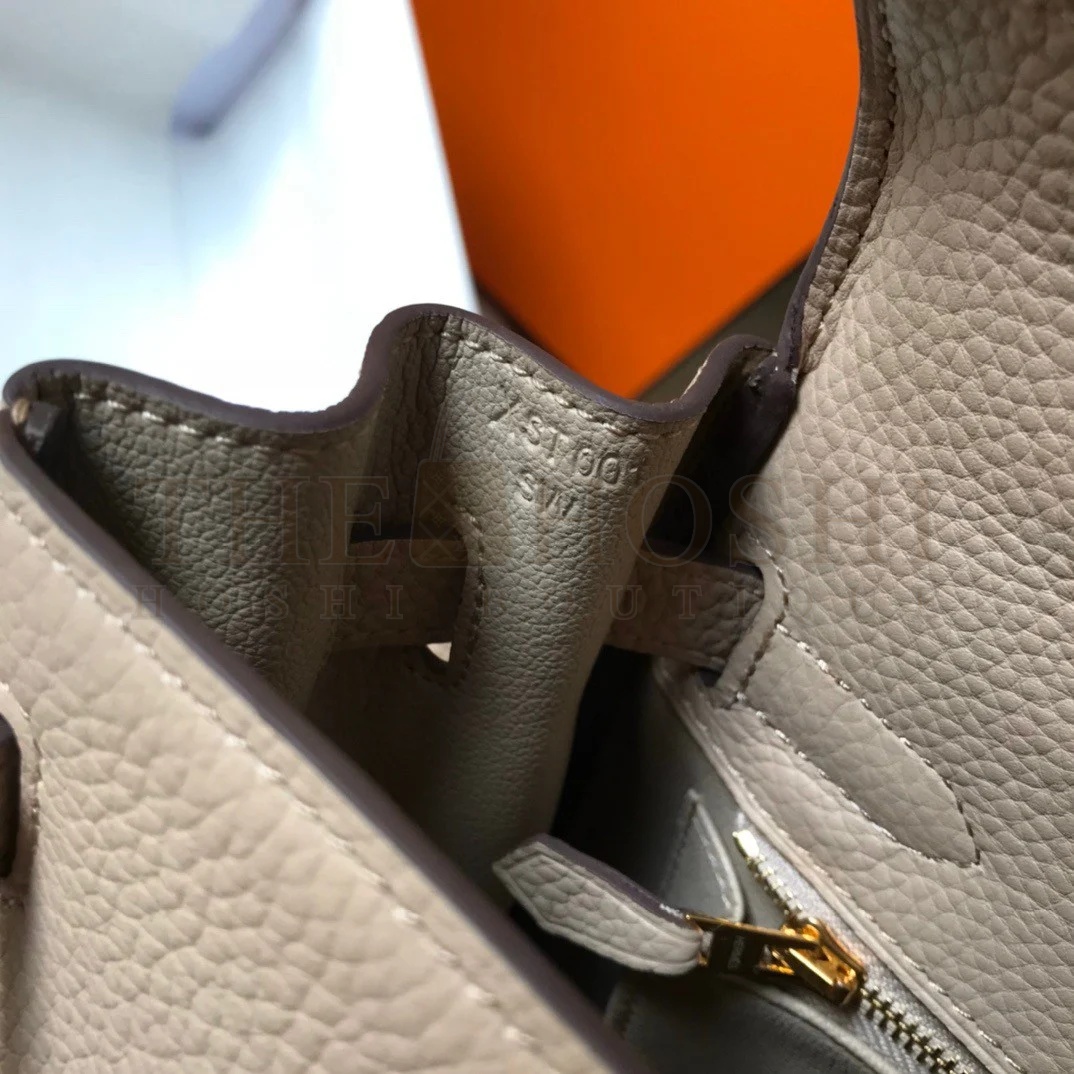 H**me5 Kelly 25cm Retourne Bag in Trench Clemence Leather GHW Master Quality