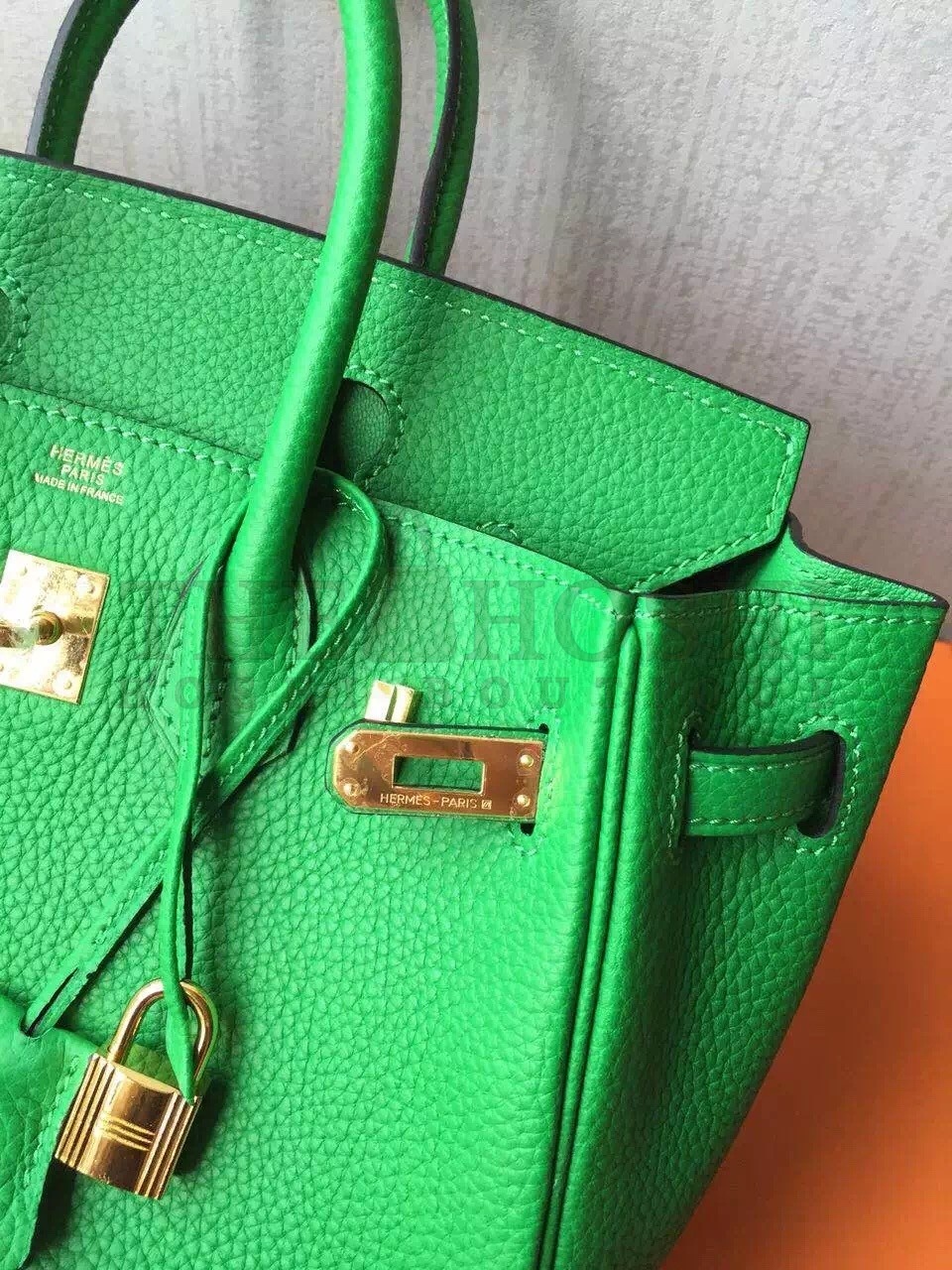 H**me5 Bambou Birkin 25cm Clemence Handmade Bag Master Quality