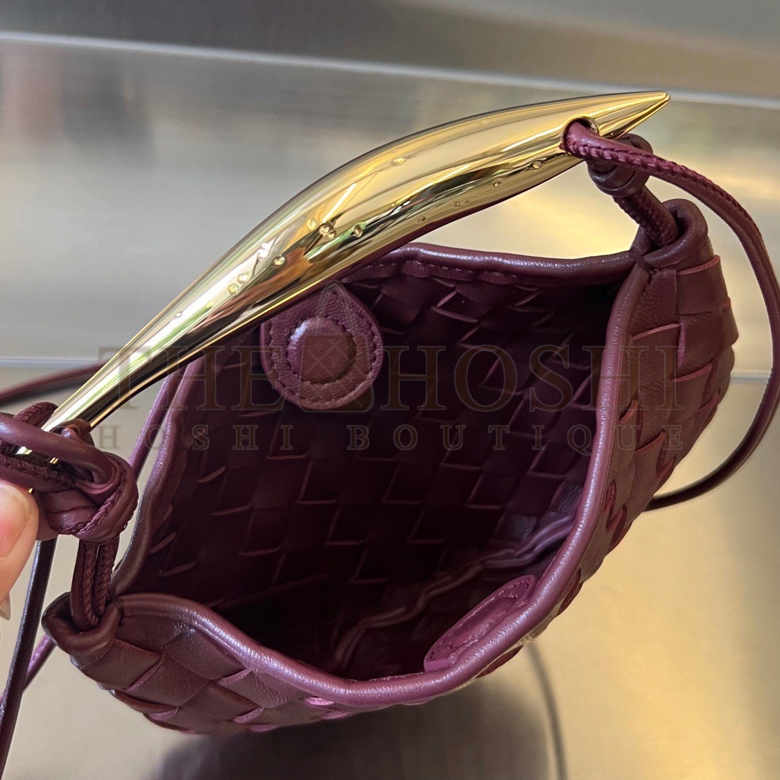 B0tt*ga Ven*ta Sardine Mini Bag In Barolo Intrecciato Lambskin Master Quality