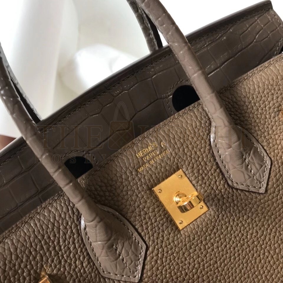 H**me5 Touch Birkin 25cm Limited Edition Taupe Bag Master Quality