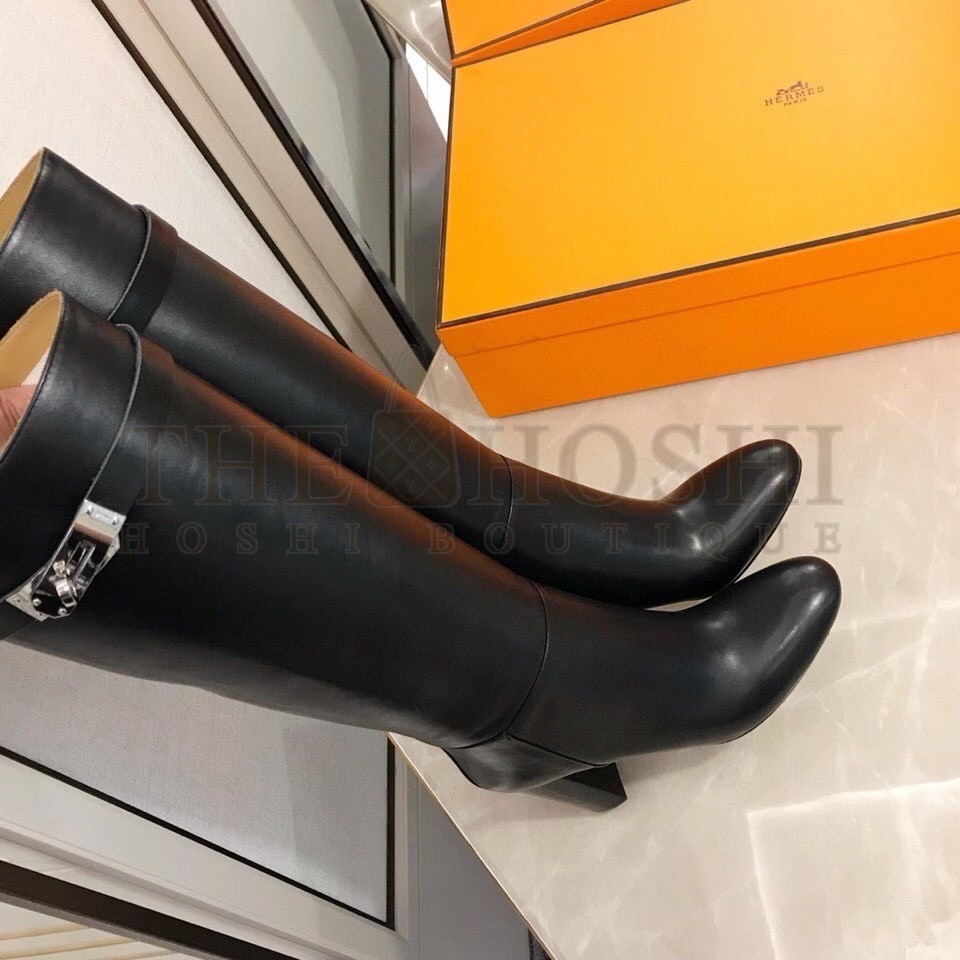 H**me5 Story Boots In Black Calfskin Leather Master Quality